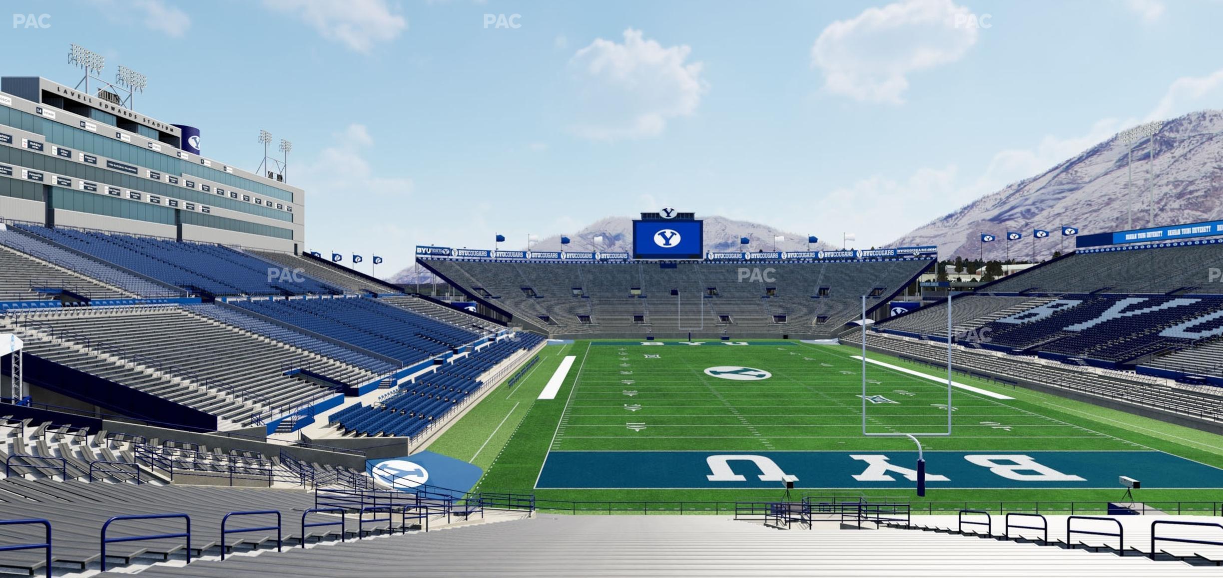 Seating view for LaVell Edwards Stadium Section 146