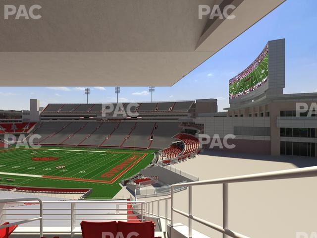 Seating view for Razorback Stadium Section 214