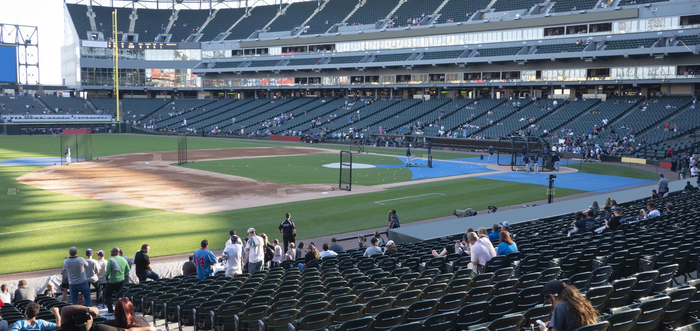 Seating view for Guaranteed Rate Field Section 145