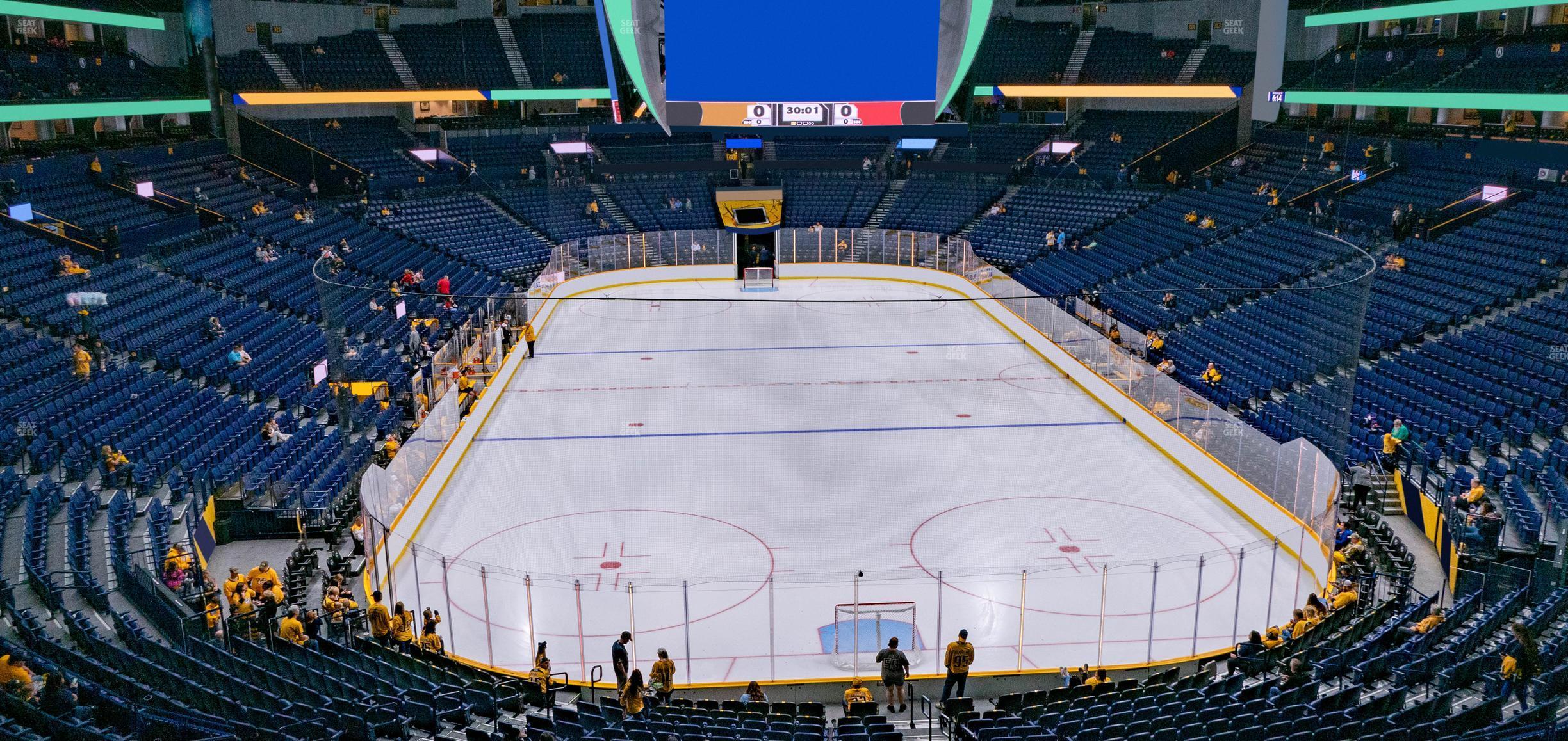 Seating view for Bridgestone Arena Section 224