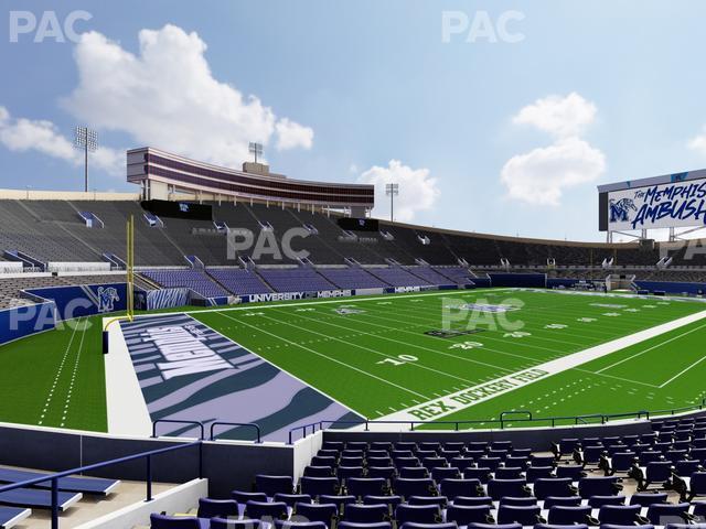 Seating view for Simmons Bank Liberty Stadium Section Box 109