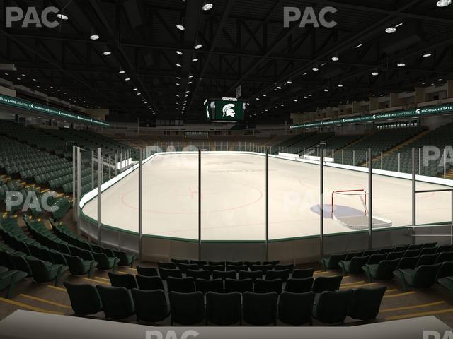 Seating view for Munn Ice Arena Section D