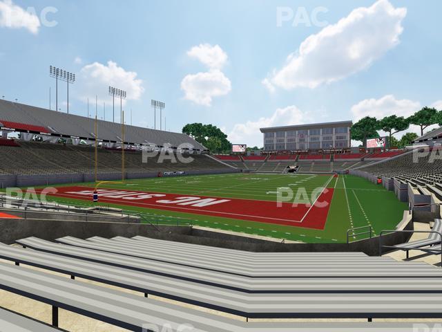 Seating view for Carter-Finley Stadium Section 121