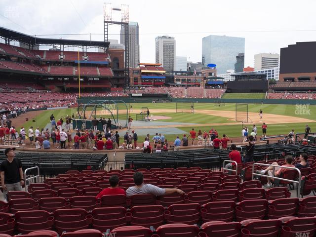 Seating view for Busch Stadium Section Home Field Box 147