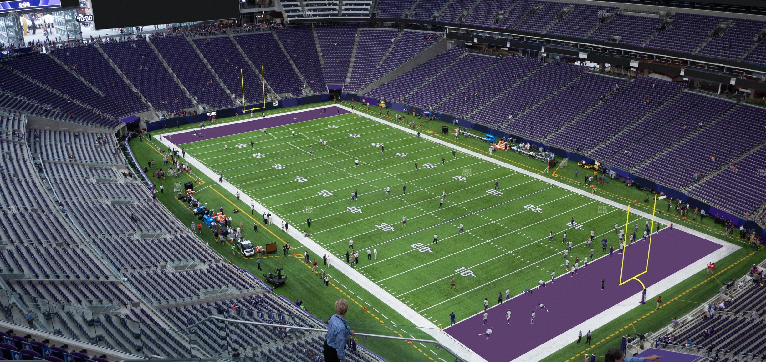 Seating view for U.S. Bank Stadium Section 333