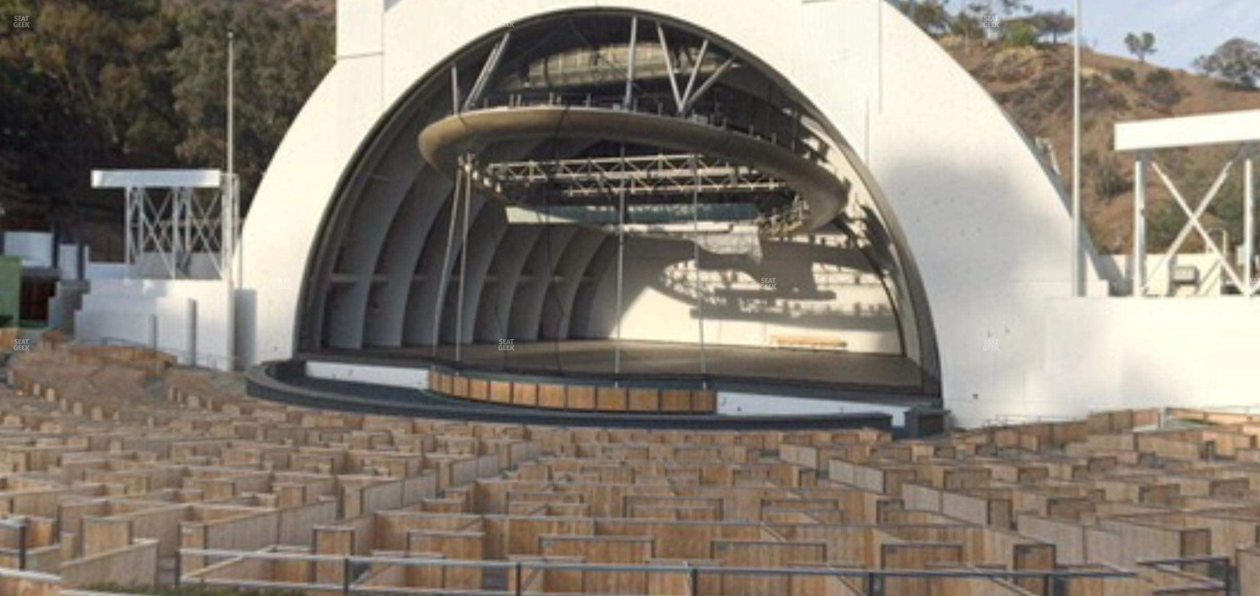 Seating view for Hollywood Bowl Section Terrace 2