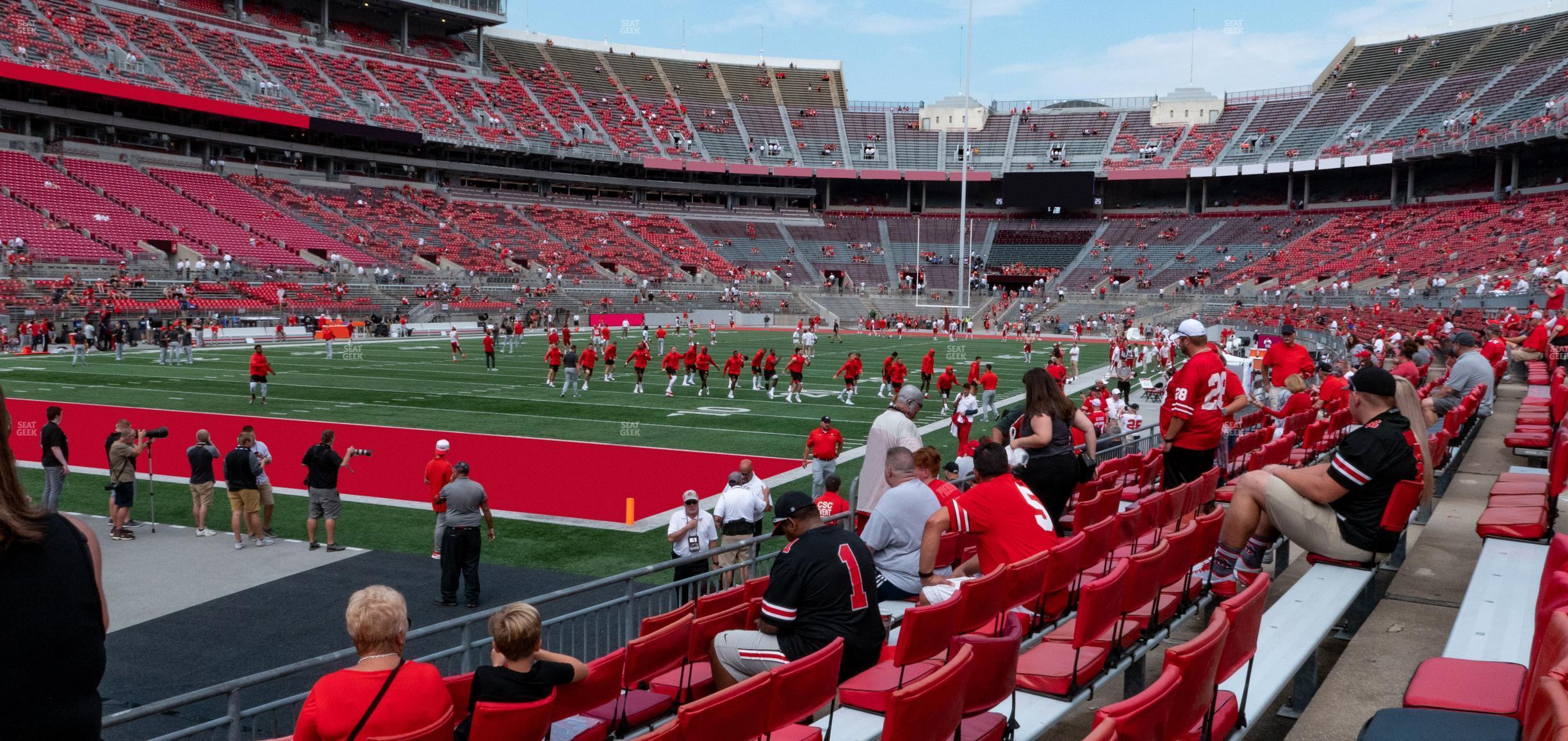 Seating view for Ohio Stadium Section 30 Aa