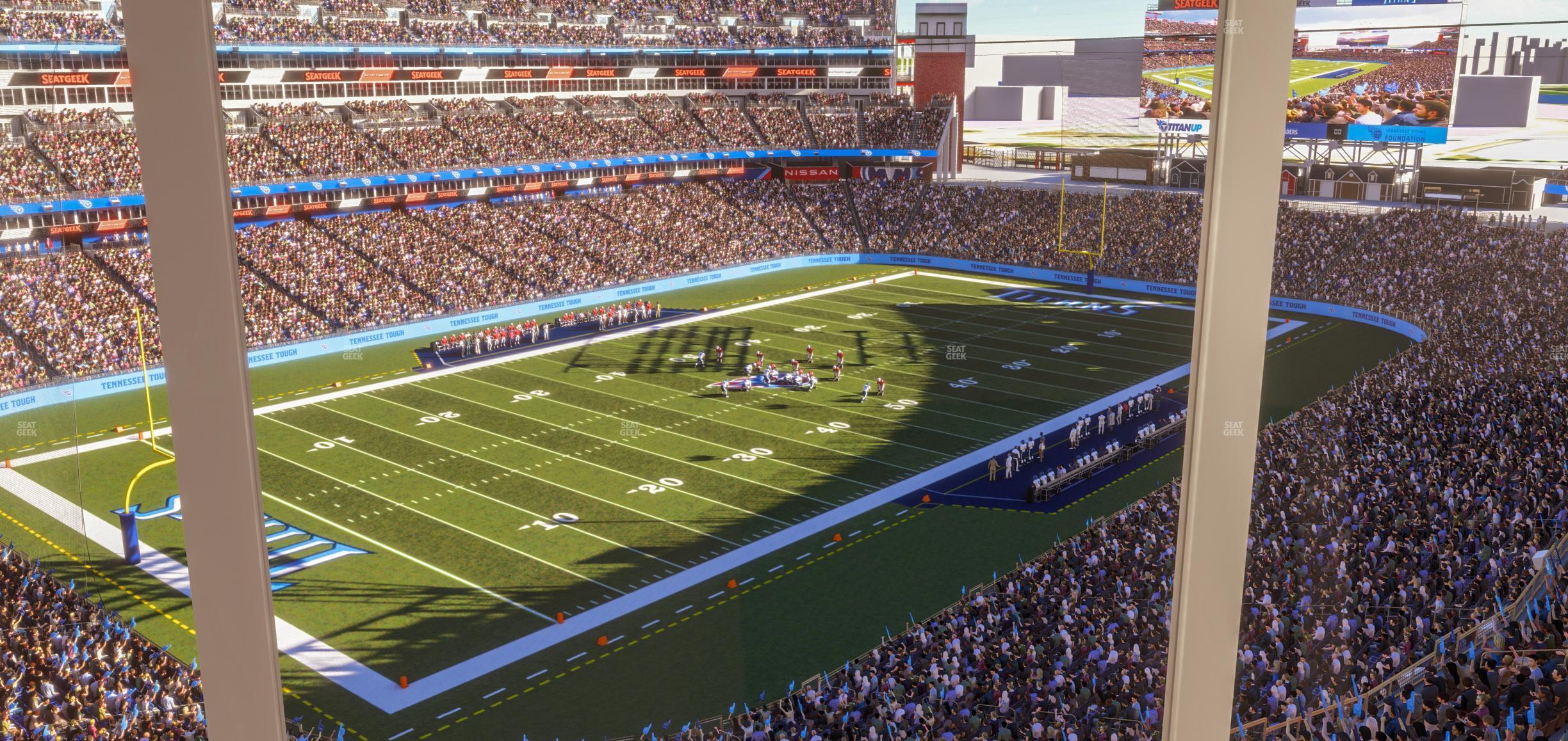 Seating view for Nissan Stadium Section Suite 686 W