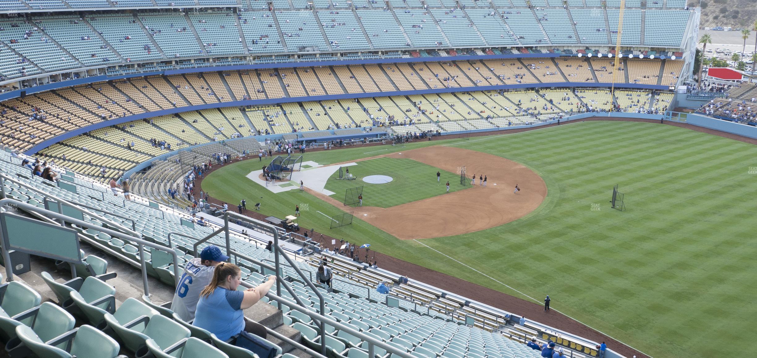 Seating view for Dodger Stadium Section 38 Rs