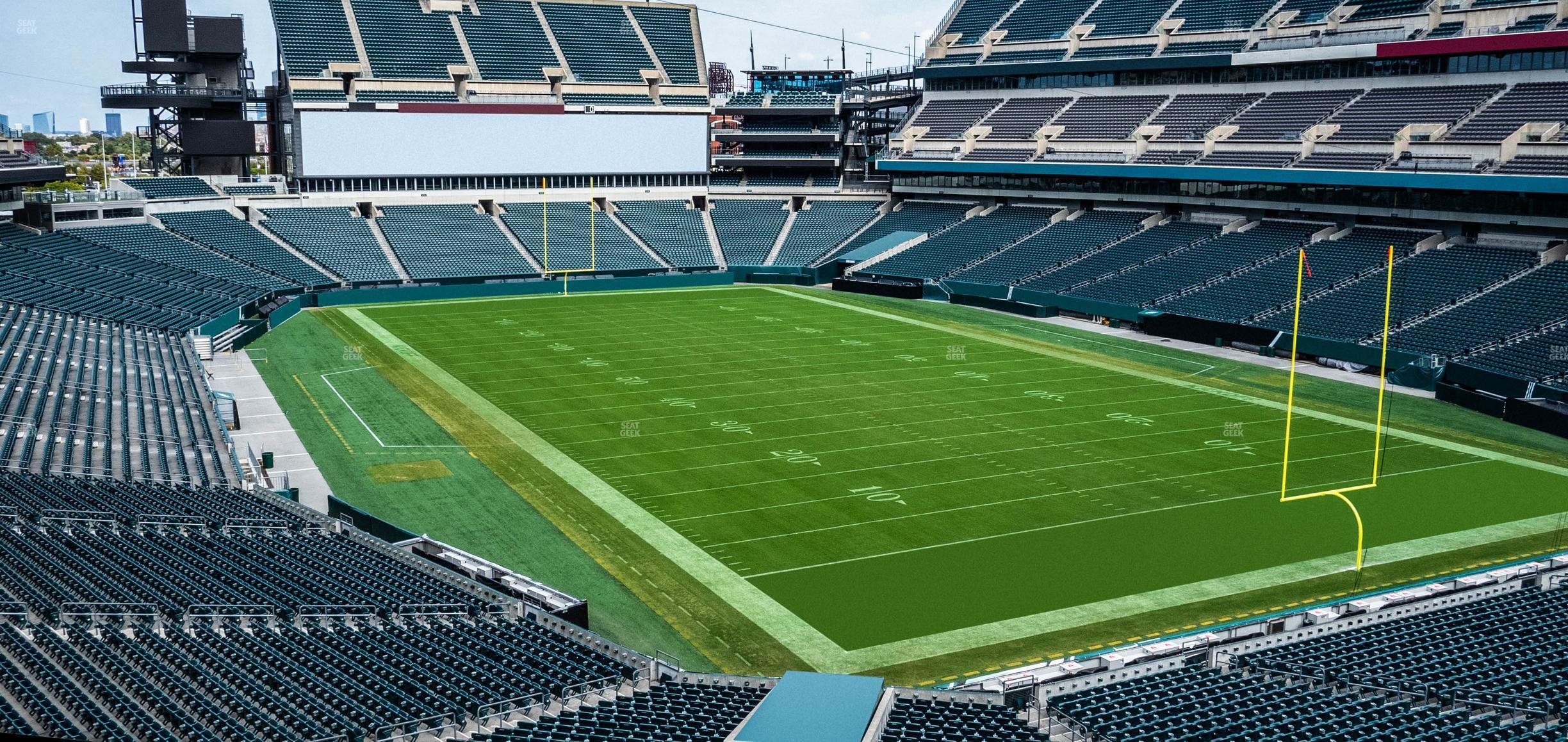 Seating view for Lincoln Financial Field Section M 7