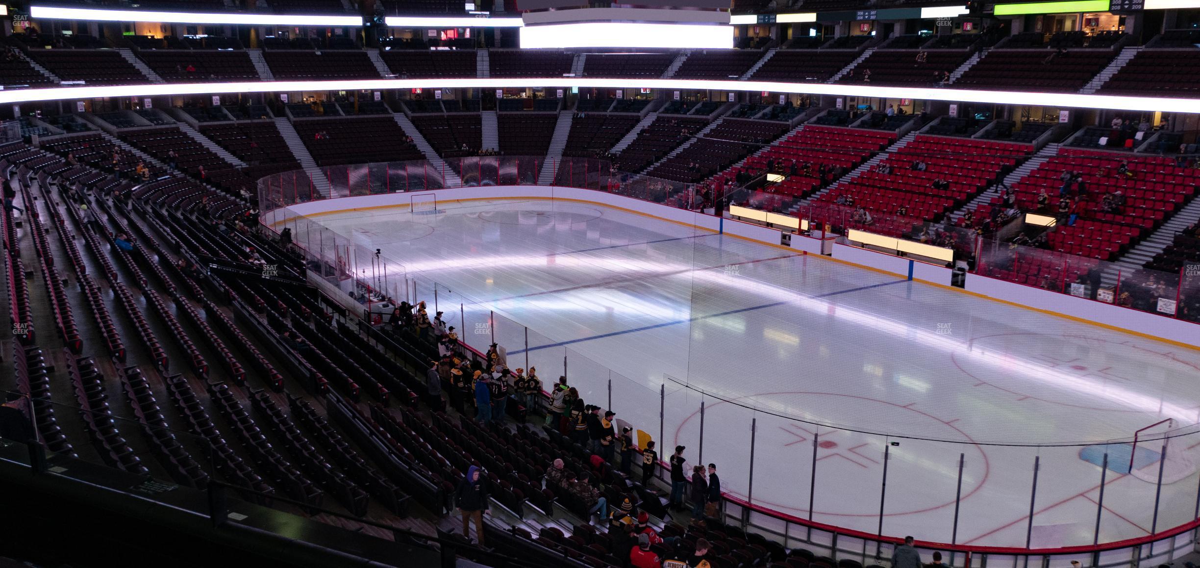 Seating view for Canadian Tire Centre Section 218