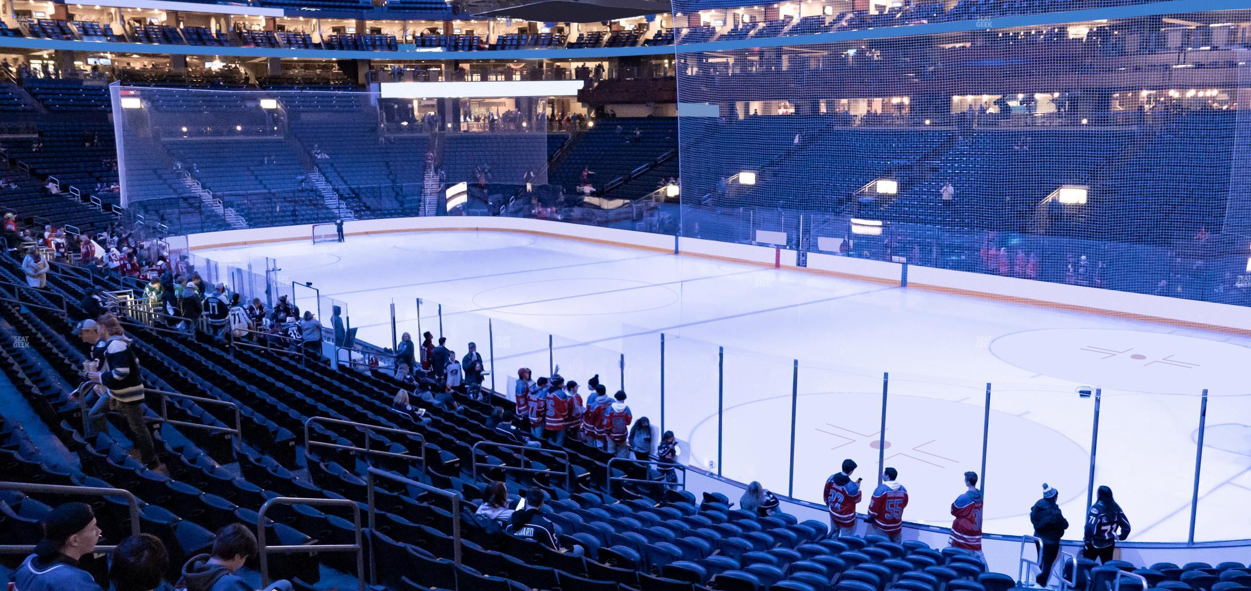 Seating view for Nationwide Arena Section 101