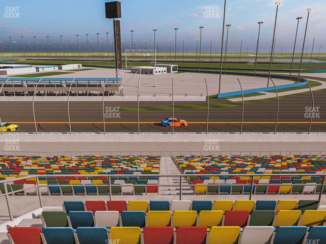 Seating view for Daytona International Speedway Section Back 168