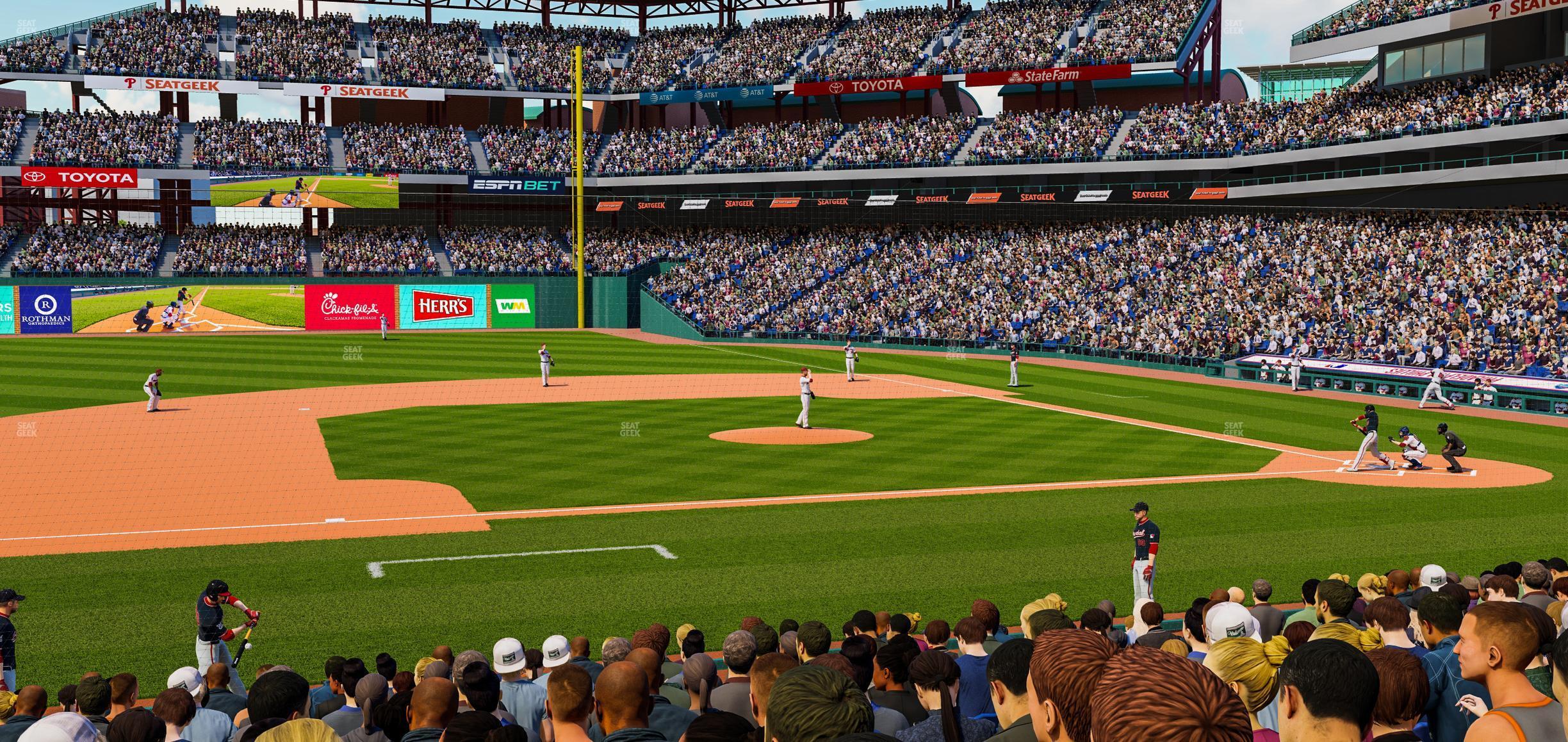 Seating view for Citizens Bank Park Section 131