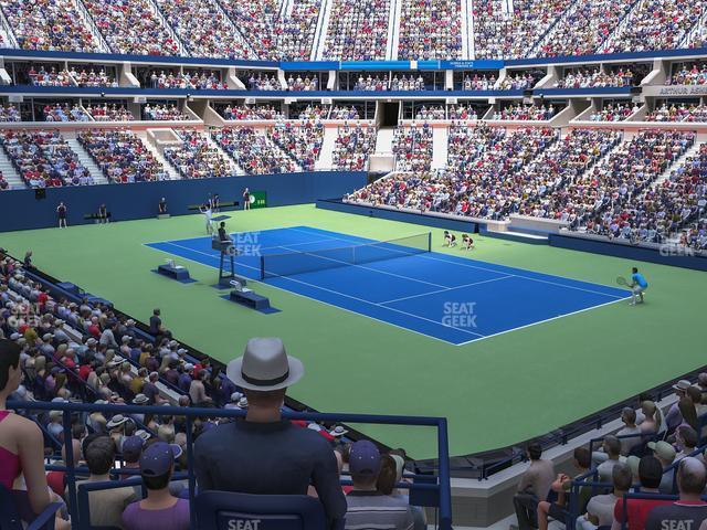 Seating view for Arthur Ashe Stadium Section Suite 141