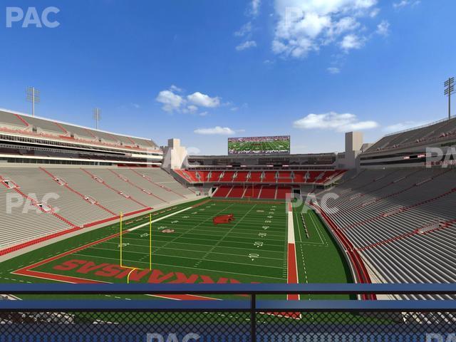 Seating view for Razorback Stadium Section Suite 22