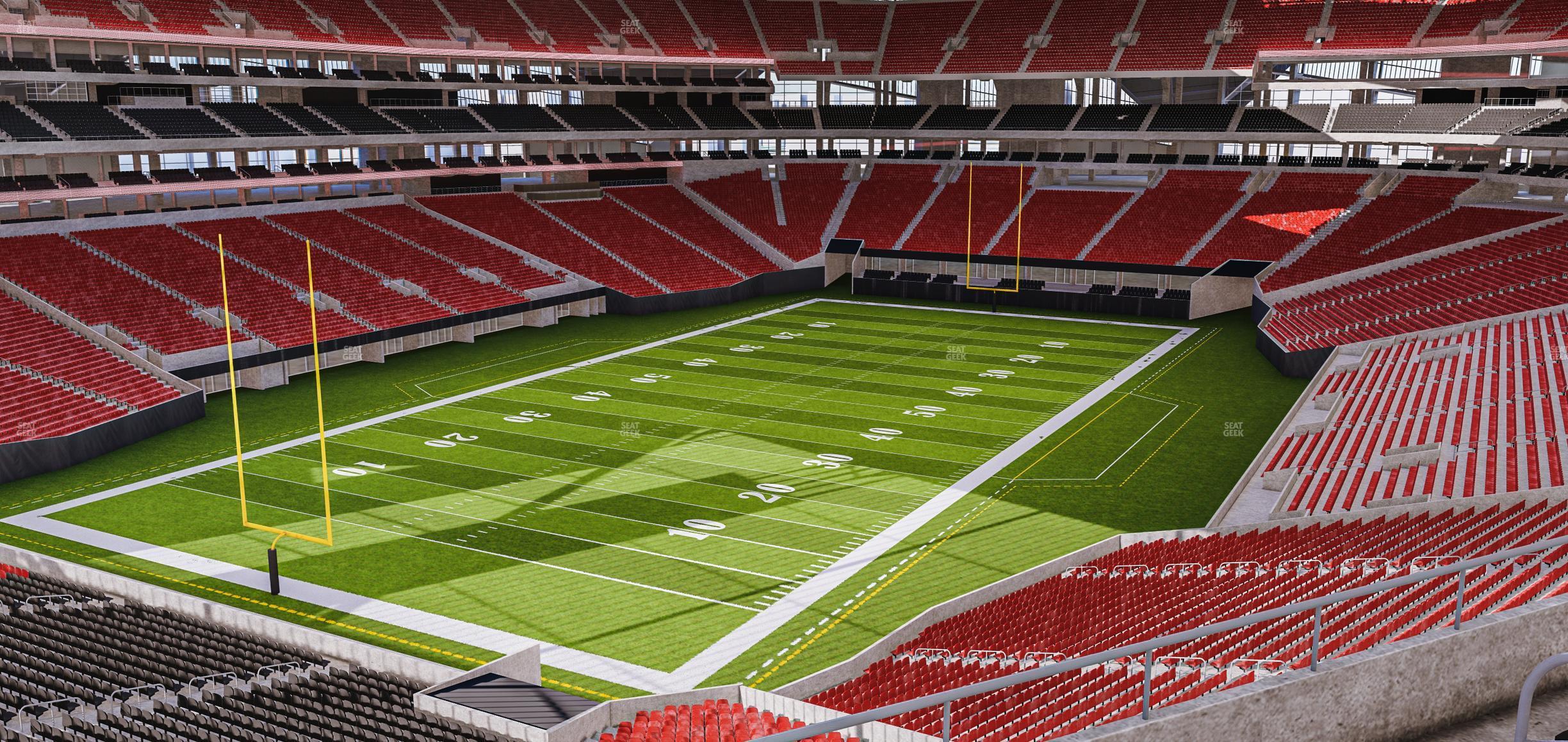 Seating view for Mercedes-Benz Stadium Section 246