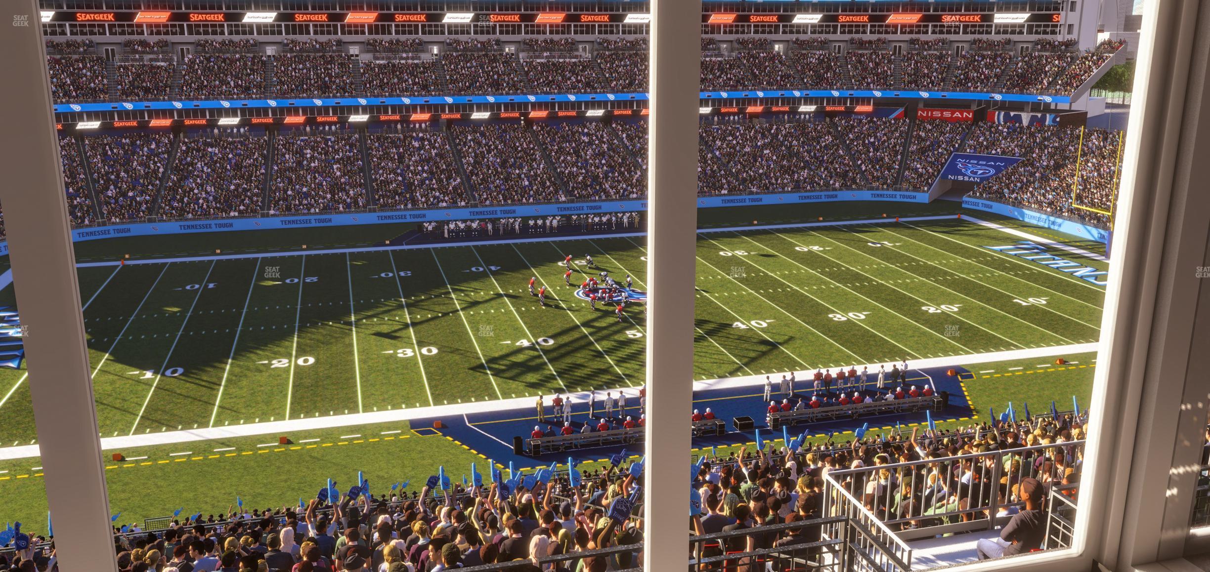 Seating view for Nissan Stadium Section Suite 525 E