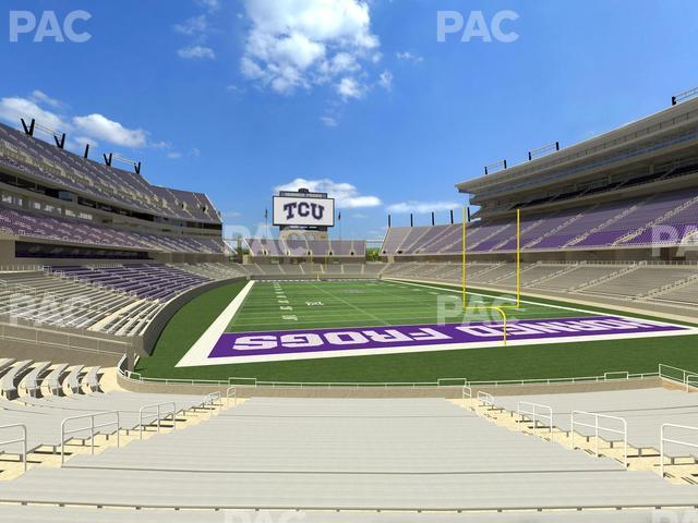 Seating view for Amon G Carter Stadium Section 135