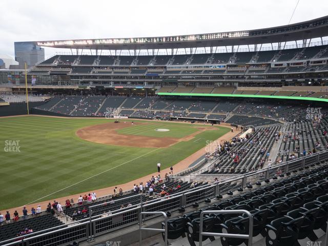 Seating view for Target Field Section Legends Landing V