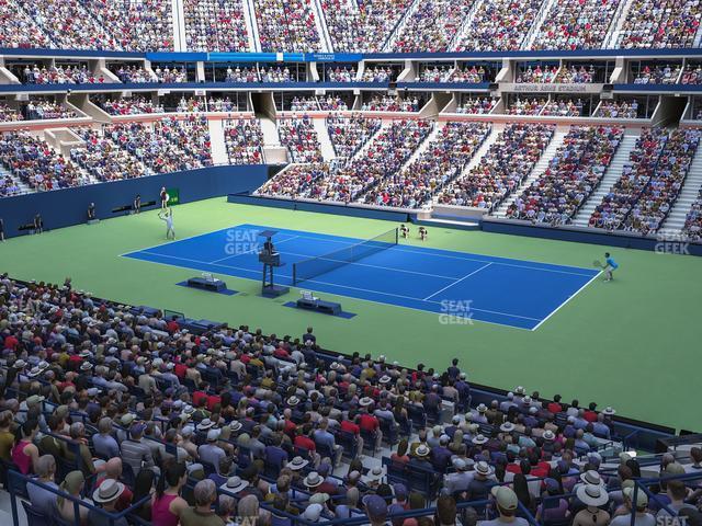 Seating view for Arthur Ashe Stadium Section Suite 241