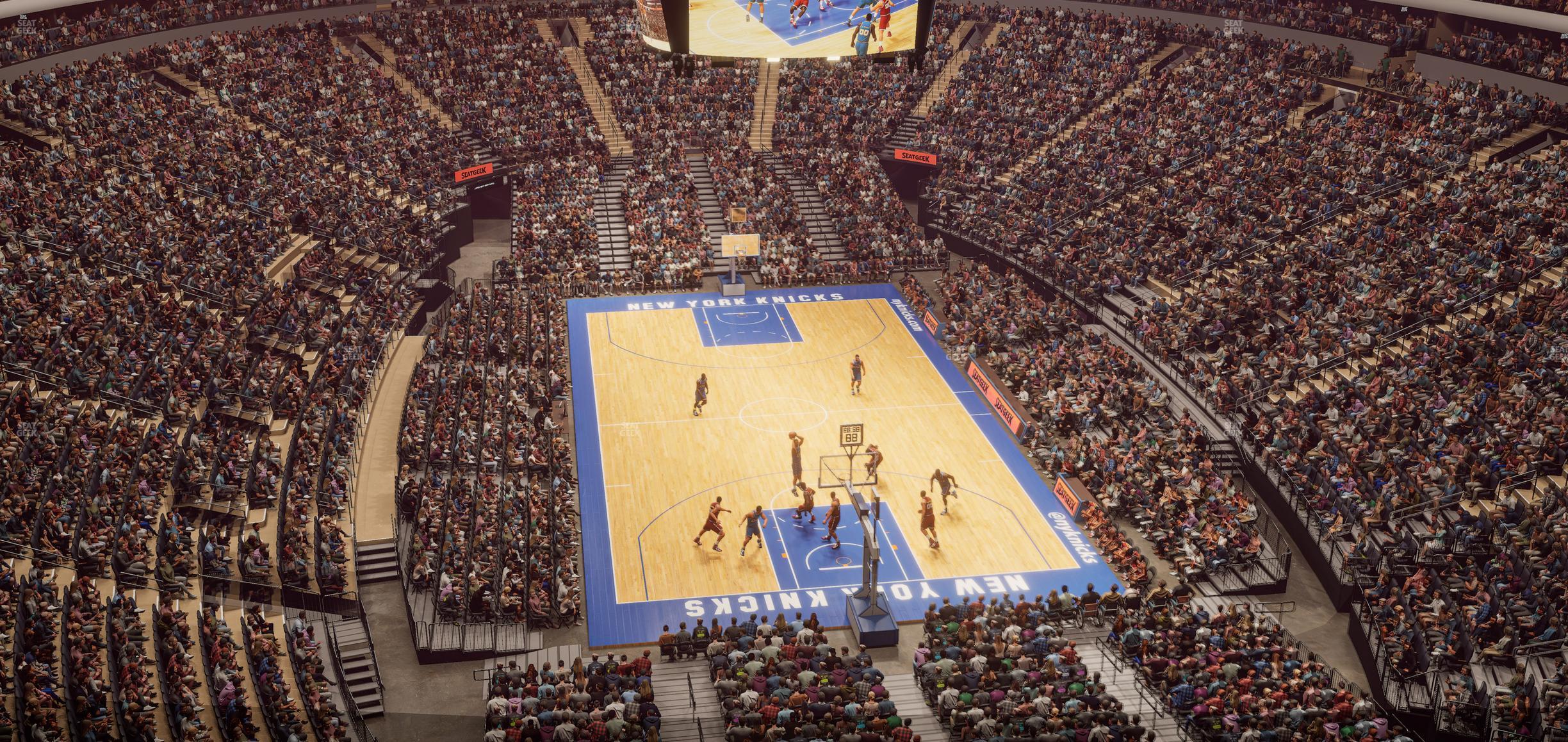 Seating view for Madison Square Garden Section Garden Deck