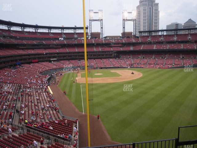 Seating view for Busch Stadium Section Right Field Loge 229