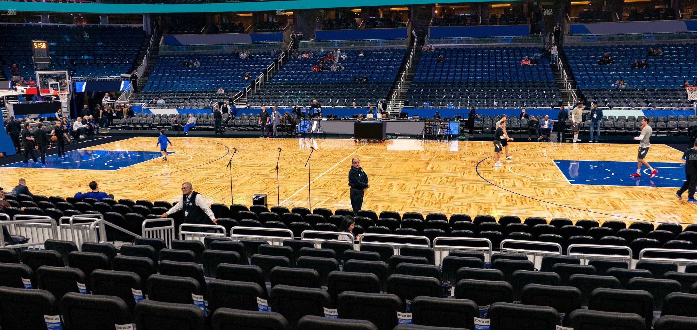 Seating view for Kia Center Section 114