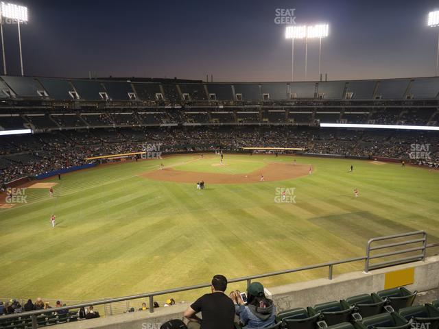 Seating view for Oakland Coliseum Section 246