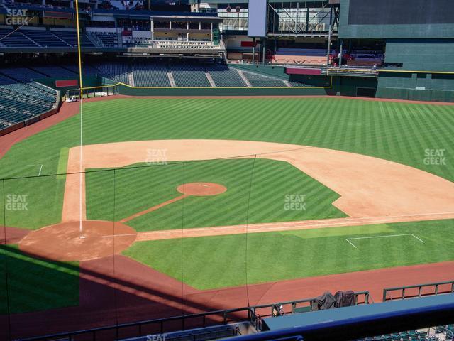 Seating view for Chase Field Section 210 A W