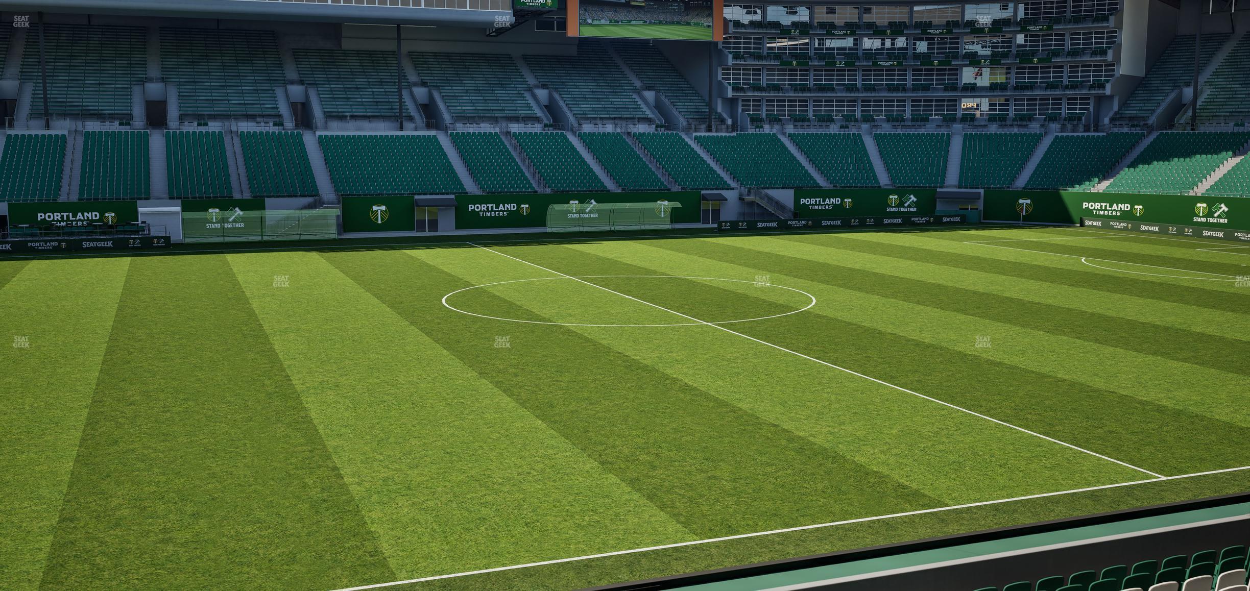 Seating view for Providence Park Section Club 1