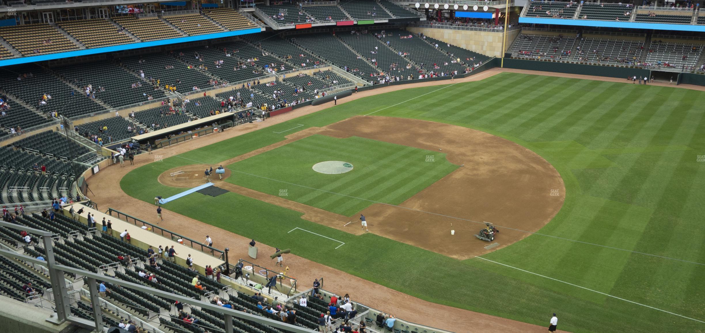 Seating view for Target Field Section 206