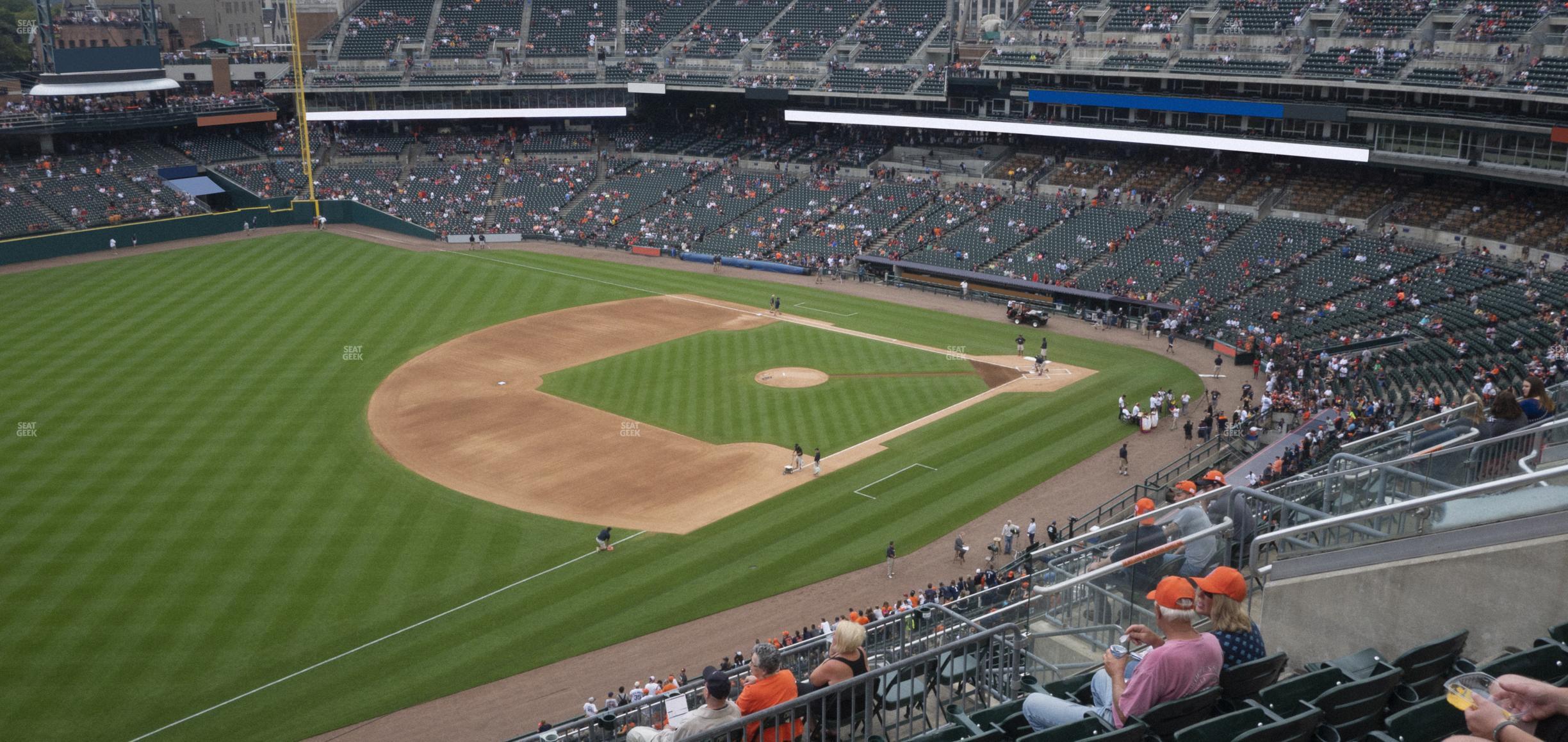 Seating view for Comerica Park Section 339