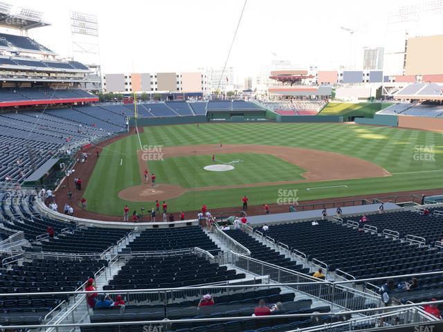 Seating view for Nationals Park Section Fis Champions Club 217