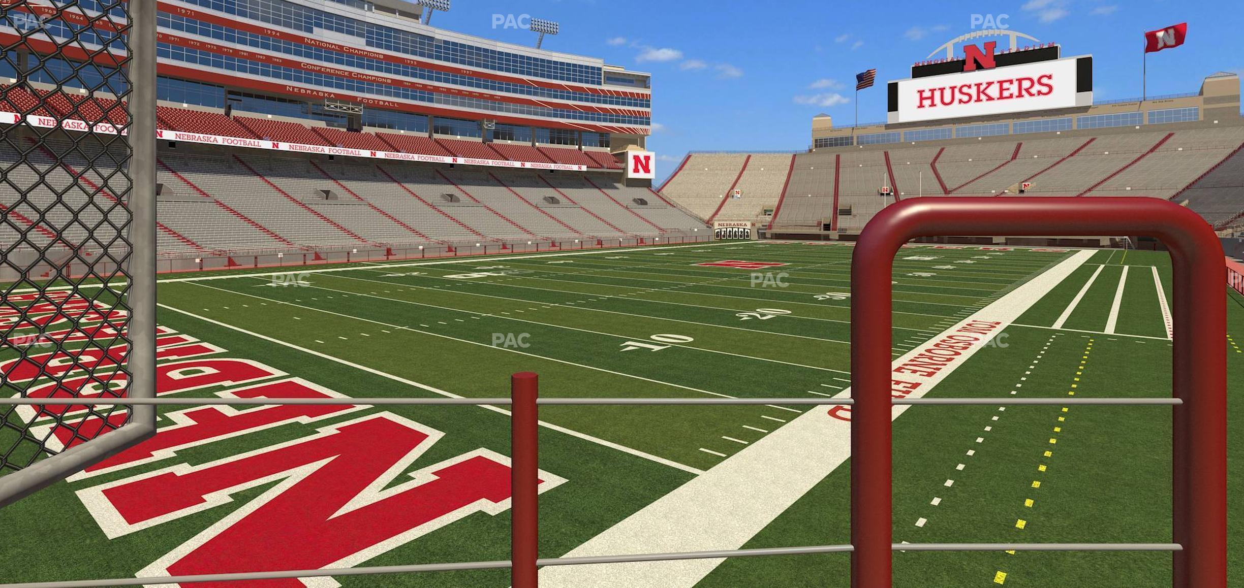 Seating view for Memorial Stadium Nebraska Section 14 D