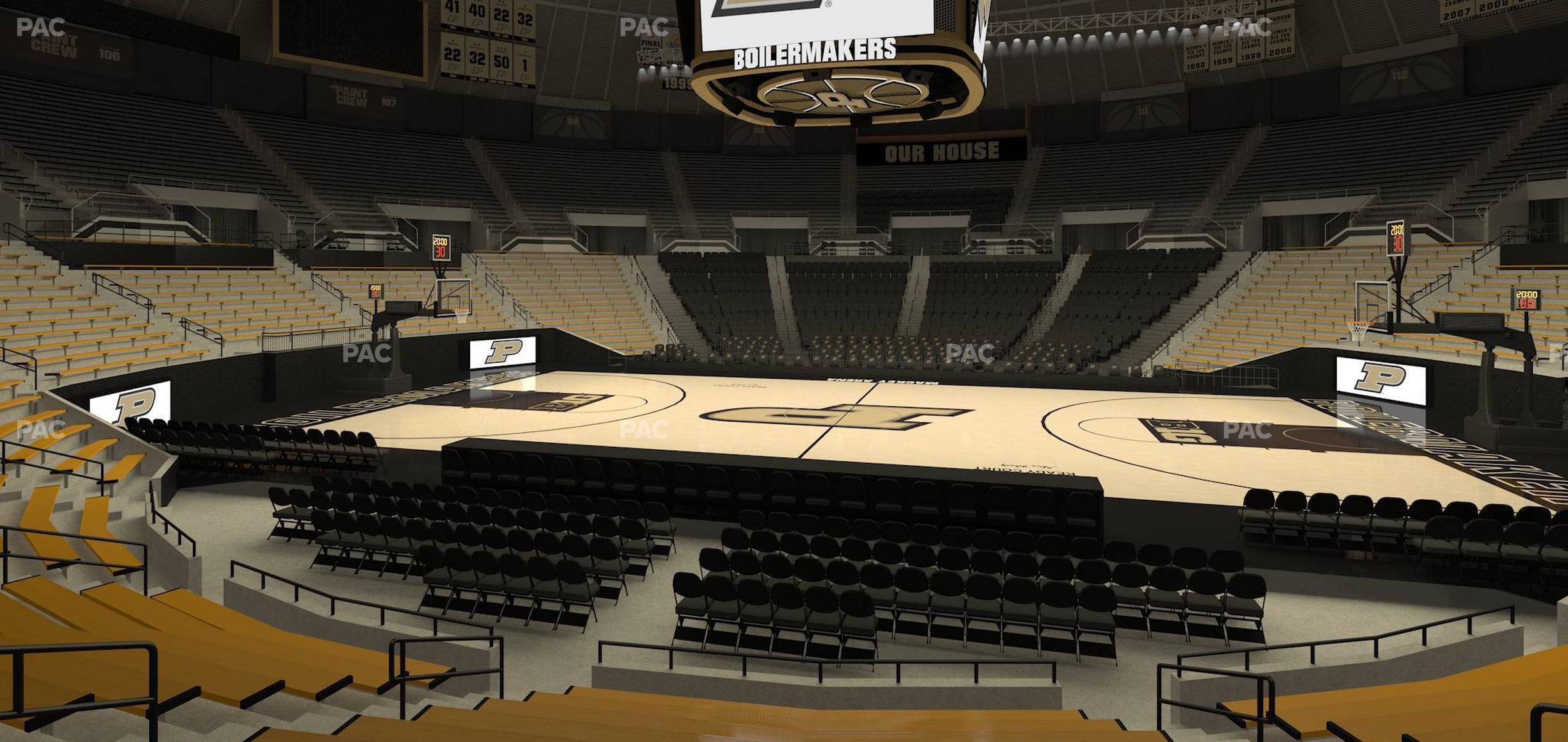 Seating view for Mackey Arena Section Lower 18