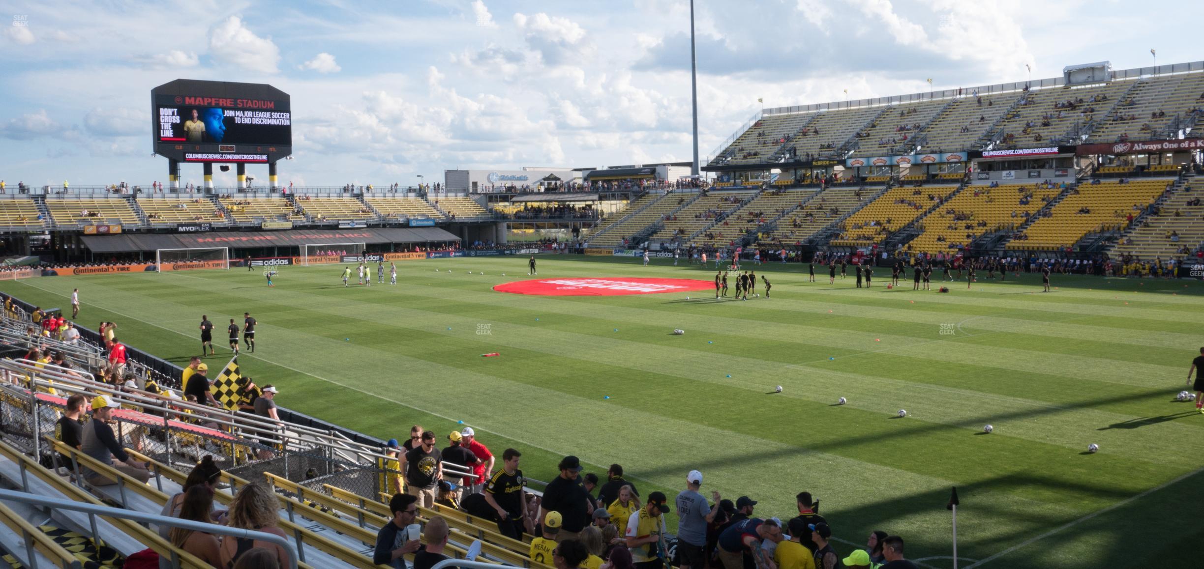 Seating view for Historic Crew Stadium Section 142 Supporters