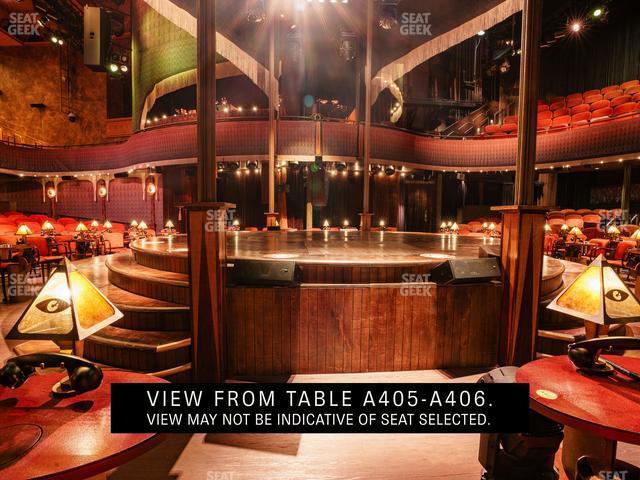 Seating view for August Wilson Theatre Section Orchestra Table Seating 5