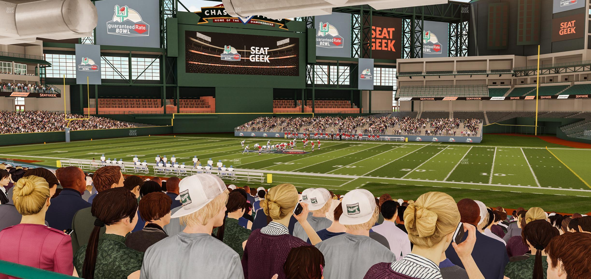 Seating view for Chase Field Section 127 W