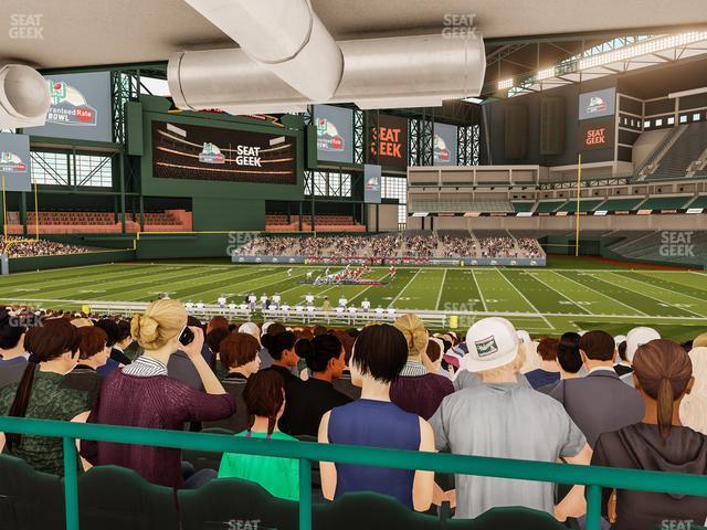 Seating view for Chase Field Section 129 W