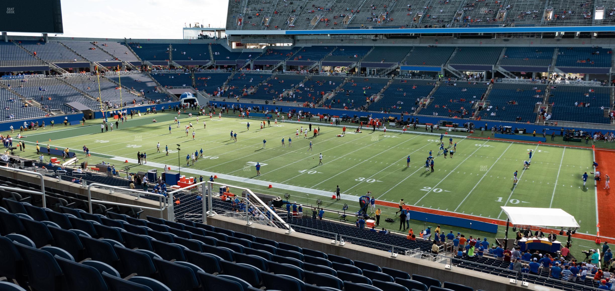 Seating view for Camping World Stadium Section Plaza 5