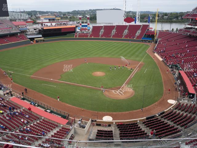 Seating view for Great American Ball Park Section 421