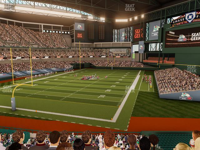 Seating view for Chase Field Section 205