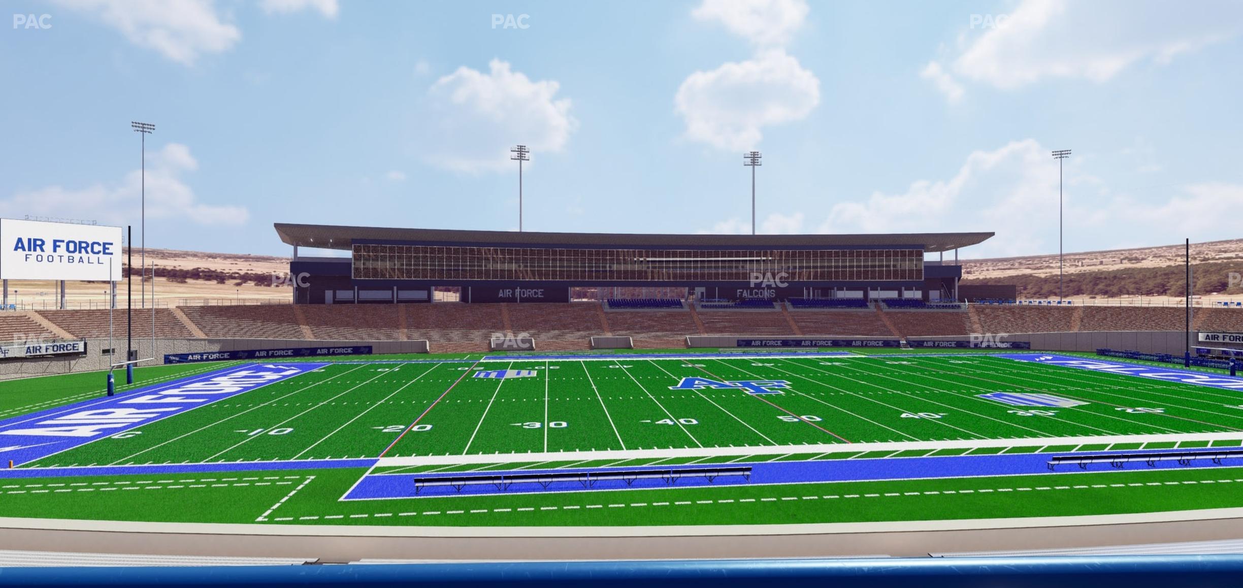 Seating view for Falcon Stadium Section L 9