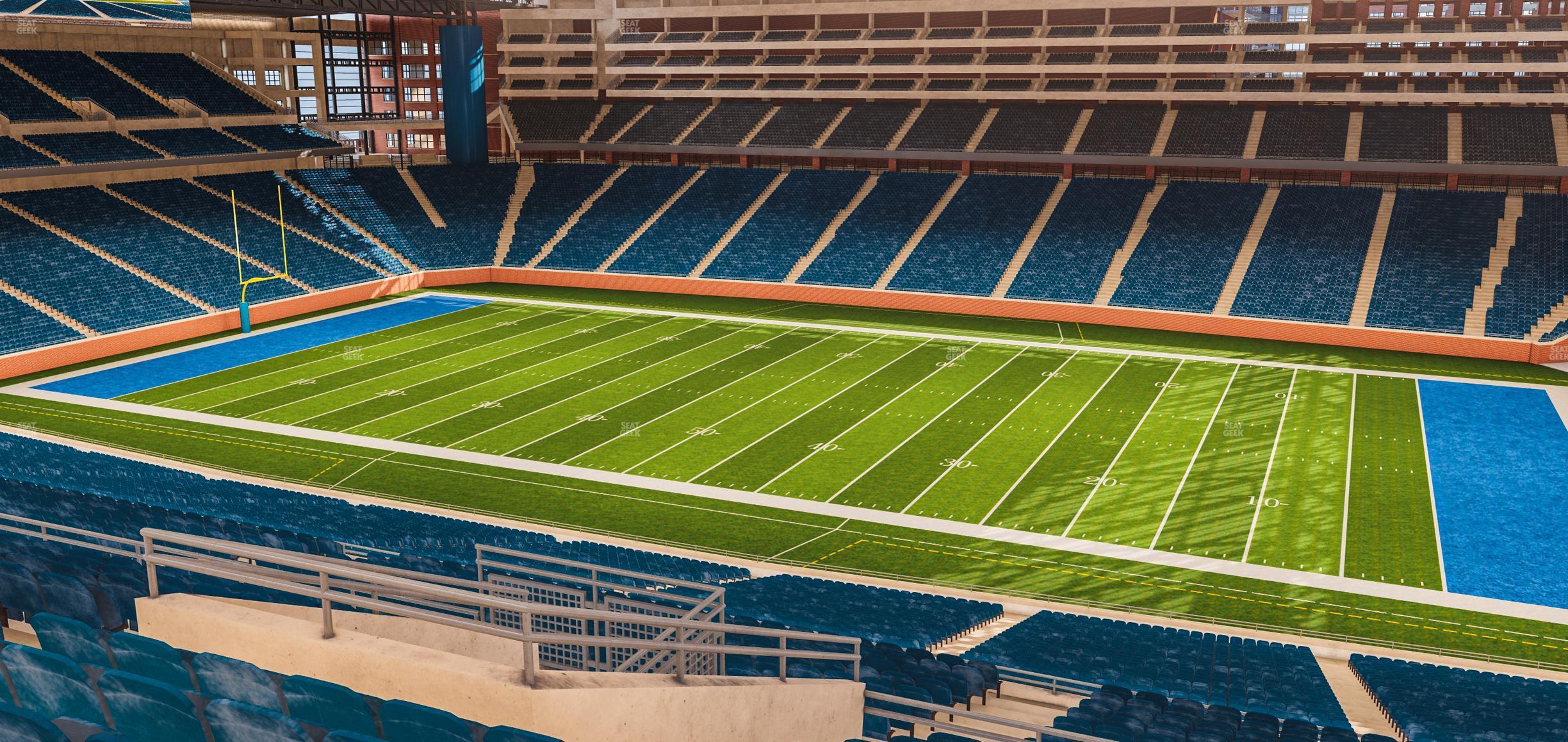 Seating view for Ford Field Section 334