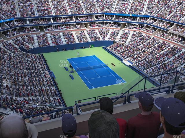 Seating view for Arthur Ashe Stadium Section 339