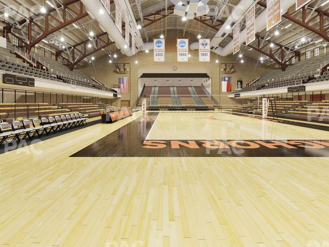 Seating view for Gregory Gym Section Floor 15