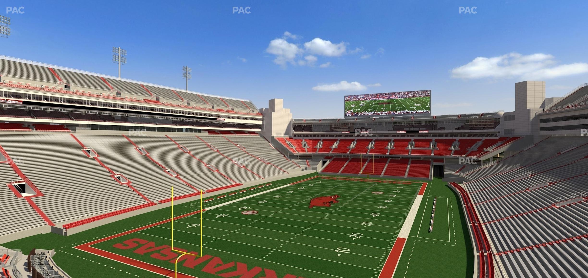 Seating view for Razorback Stadium Section Suite 20