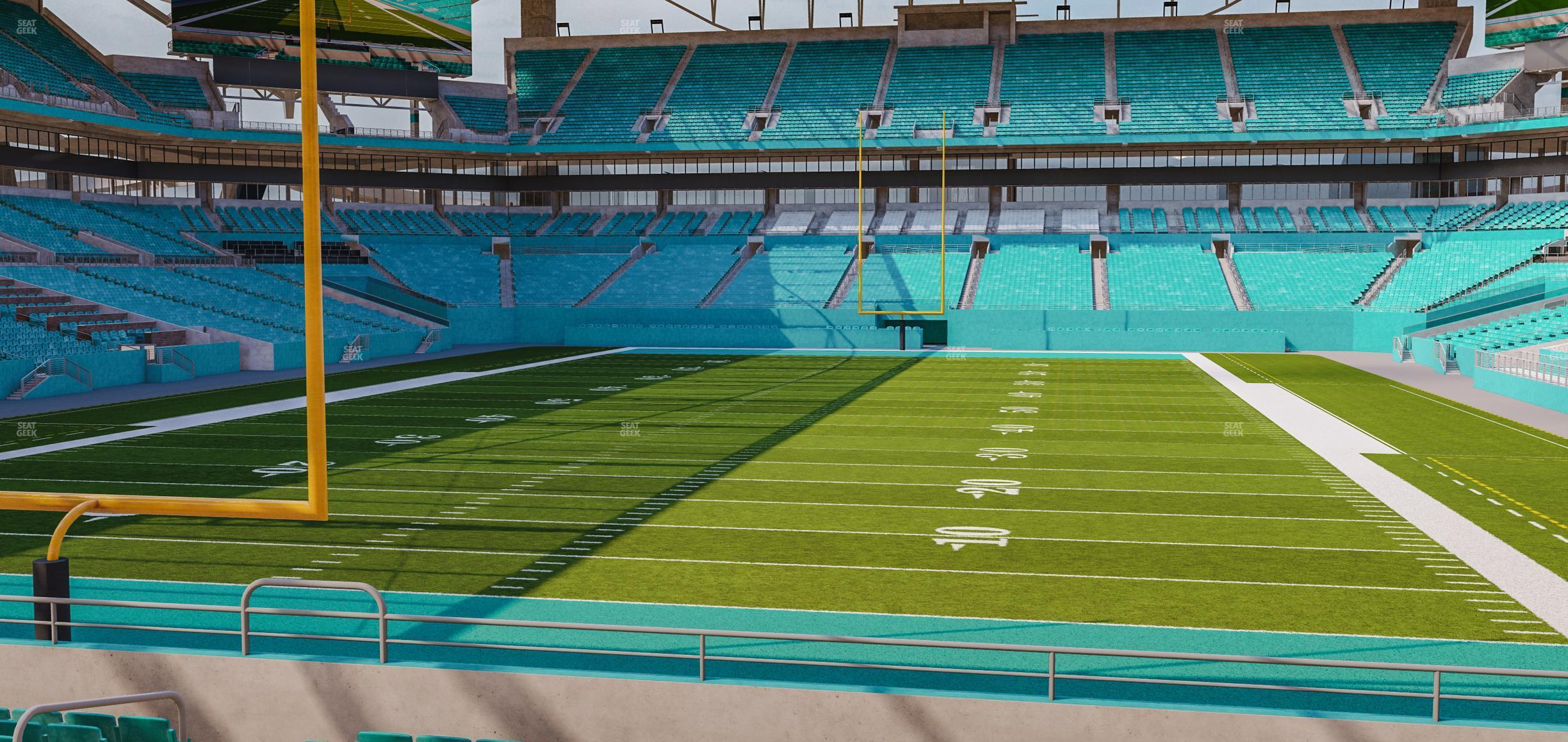 Seating view for Hard Rock Stadium Section 131