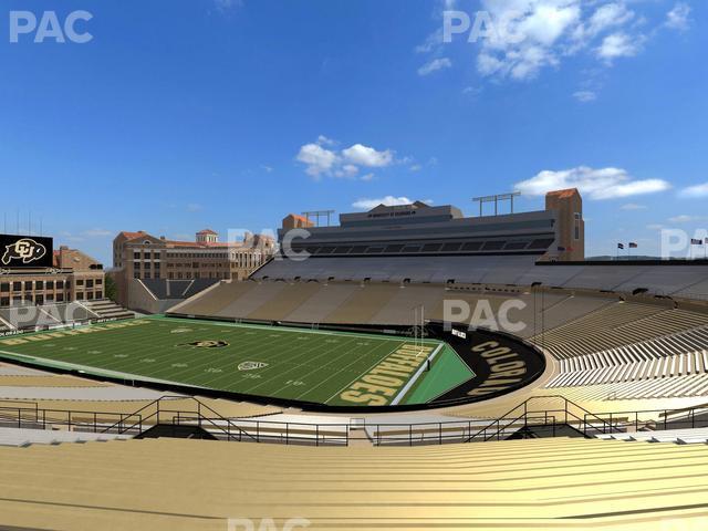 Seating view for Folsom Field Section 204